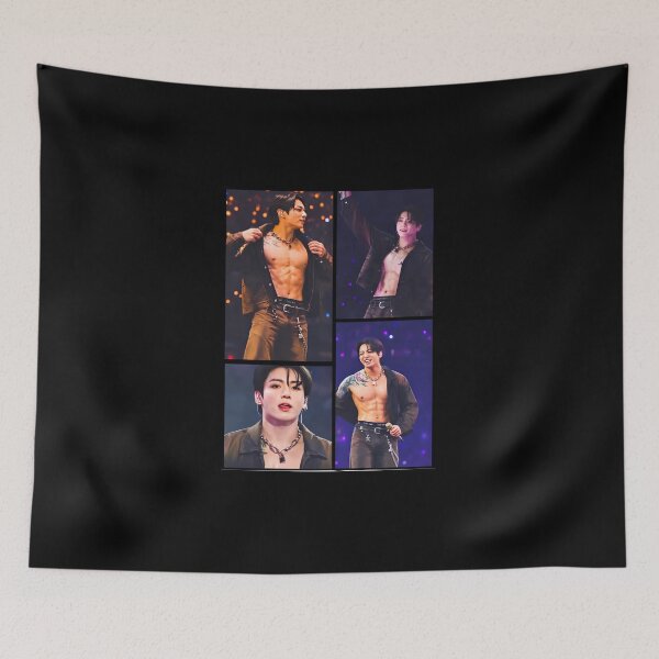Item preview, Sexy Jungkook Shirtless Collage designed and sold by vdzooart.