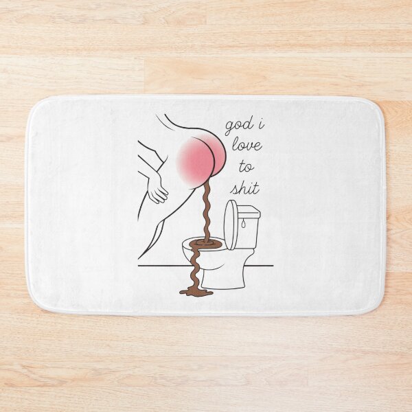 Item preview, Funny Bathroom Balloon Disaster – Quirky Toilet Humor Cartoon Design designed and sold by Ikochane.