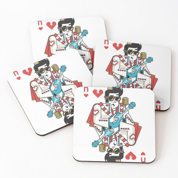 Item preview, Retro Rockstar King Card With Turquoise Guitar designed and sold by WATEKE.