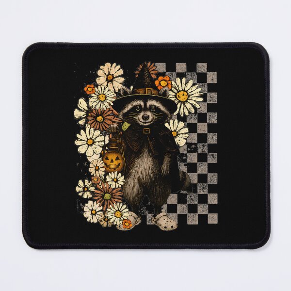 Item preview, Cute Halloween Raccoon Witch Autumn Design designed and sold by AlfredAWeave.