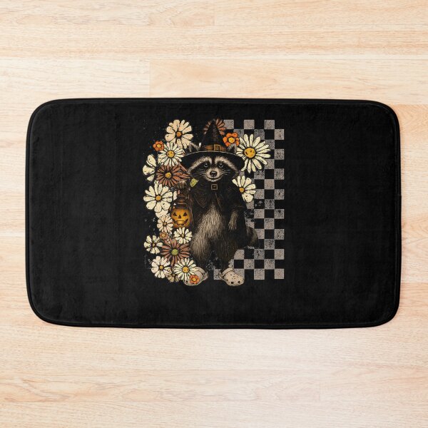 Item preview, Cute Halloween Raccoon Witch Autumn Design designed and sold by AlfredAWeave.