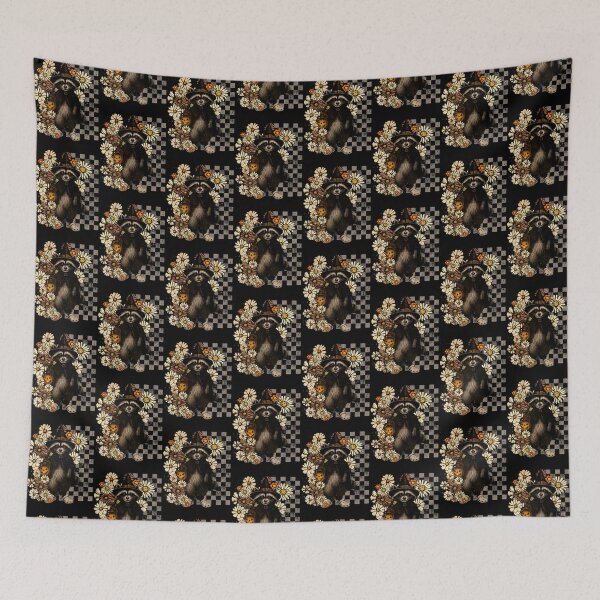 Item preview, Cute Halloween Raccoon Witch Autumn Design designed and sold by AlfredAWeave.