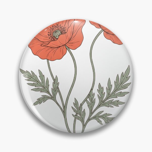 Item preview, Poppy Flower Meaning Botanical Illustration designed and sold by Day1-TN.