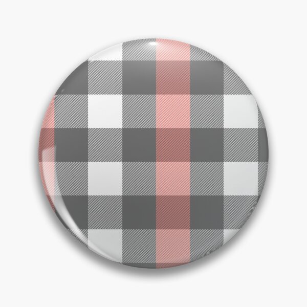 Item preview, Modern Blush Pink and Grey Plaid – Woven Look Gingham Pattern designed and sold by EK EXCLUSIVE.