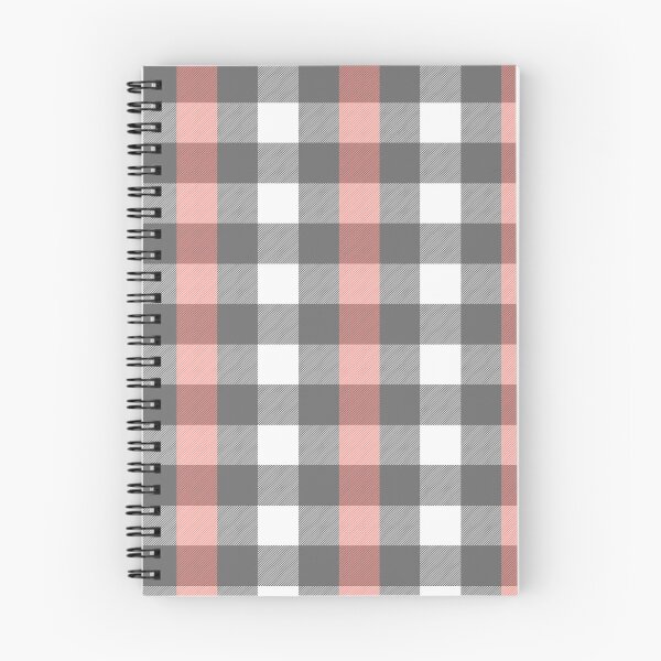Item preview, Modern Blush Pink and Grey Plaid – Woven Look Gingham Pattern designed and sold by EK EXCLUSIVE.