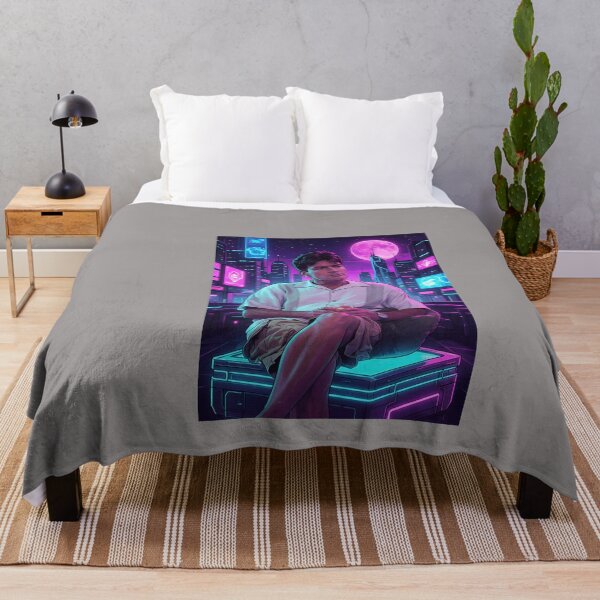 Item preview, Charlie Sheen Sitting on Couch Portrait-37 designed and sold by ManuelaKuck.