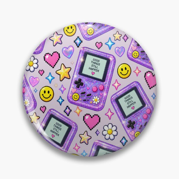 Item preview, Good Things Still Happen – Retro Handheld Game Y2K Design designed and sold by MetaModel Editions.