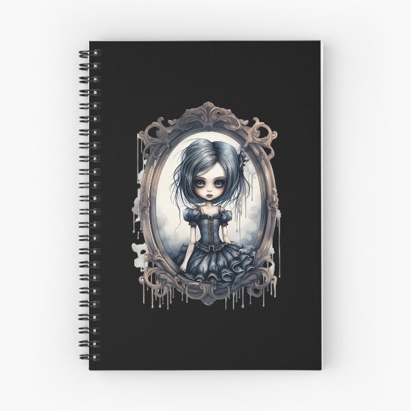 Item preview, Gothic Doll Girl Vintage Frame Portrait designed and sold by AlfredAWeave.
