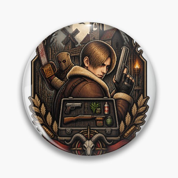 Item preview, Resident Evil Inspired Pixel Art Design for Gamers and Horror Fans designed and sold by slowhandsnot tt.