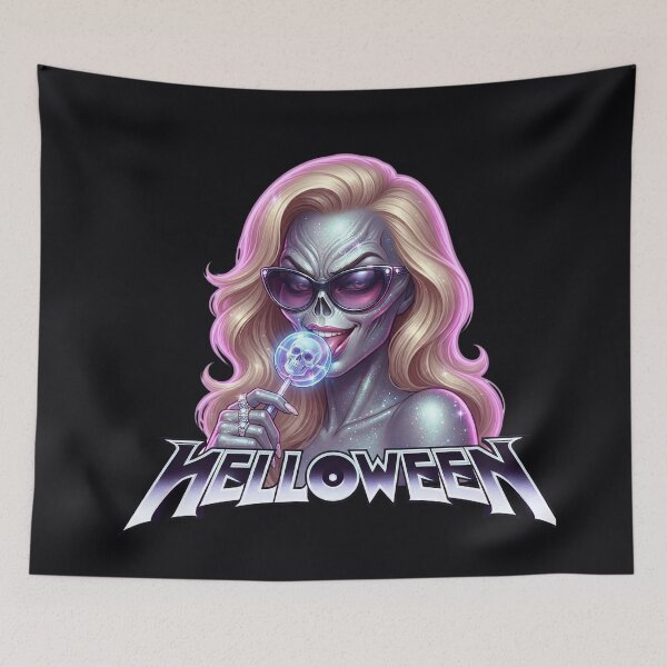Item preview, Halloween Alien Blonde Lollipop Glasses Metal designed and sold by Voodoo Store Paranormal Collections.