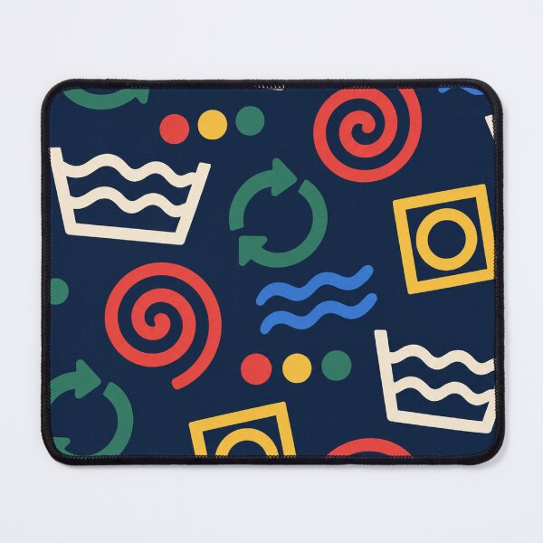 Item preview, Wash Cycle – Retro Laundry Symbol Socks designed and sold by astersgraphics.