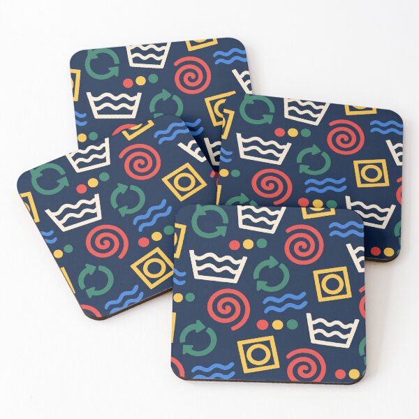 Item preview, Wash Cycle – Retro Laundry Symbol Socks designed and sold by astersgraphics.
