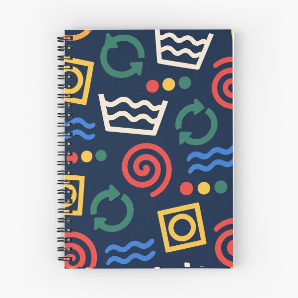 Item preview, Wash Cycle – Retro Laundry Symbol Socks designed and sold by astersgraphics.