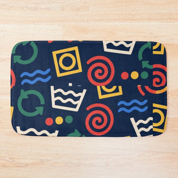 Item preview, Wash Cycle – Retro Laundry Symbol Socks designed and sold by astersgraphics.