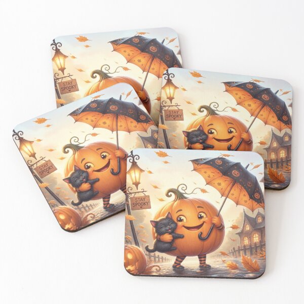 Item preview, cute halloween pumpkin cat designed and sold by Dhiraaj.