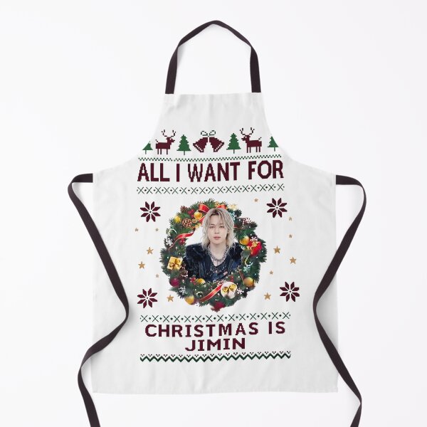 Item preview, All I Want For Christmas Is Jimin BTS Kpop Holiday designed and sold by vdzooart.