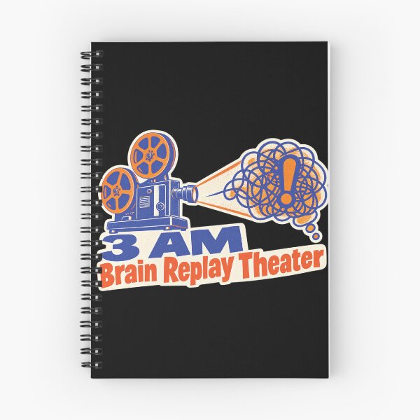 Item preview, 3 AM Brain Replay Theater Overthinker Humor designed and sold by KAYJAY DESIGNS.