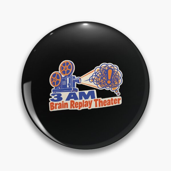 Item preview, 3 AM Brain Replay Theater Overthinker Humor designed and sold by KAYJAY DESIGNS.