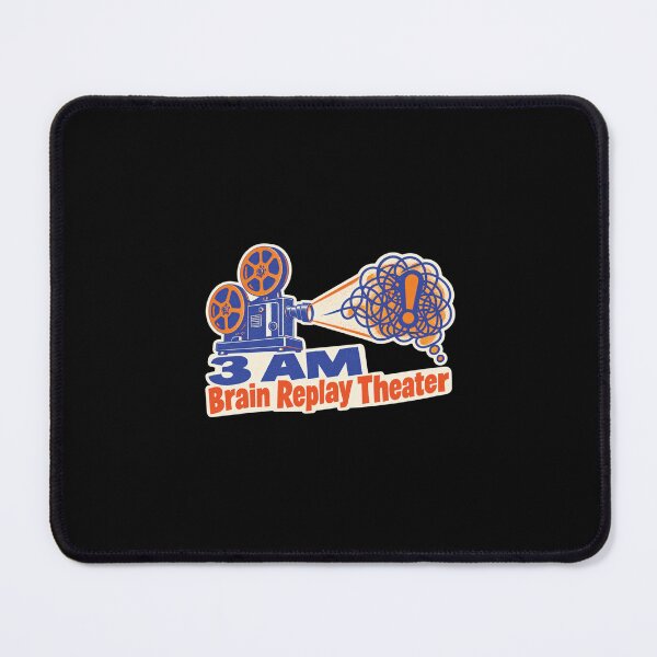 Item preview, 3 AM Brain Replay Theater Overthinker Humor designed and sold by KAYJAY DESIGNS.