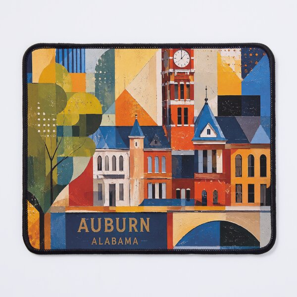 Item preview, Auburn, Alabama Painting – Beautiful Place in the United States of America. designed and sold by GalleryKauffeld.