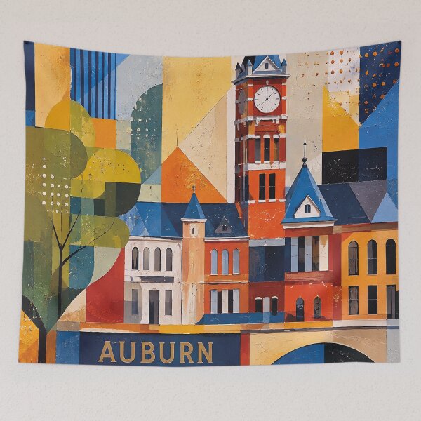 Item preview, Auburn, Alabama Painting – Beautiful Place in the United States of America. designed and sold by GalleryKauffeld.
