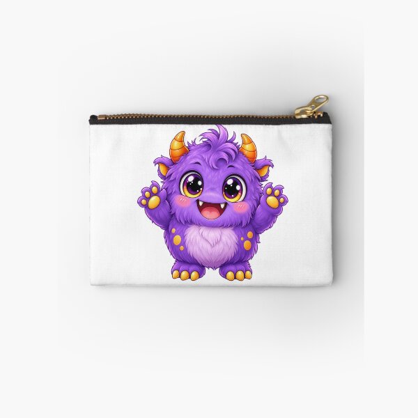 Item preview, Cute Kawaii Purple Monster Halloween – Adorable Chibi Spooky Creature designed and sold by Pixanova.