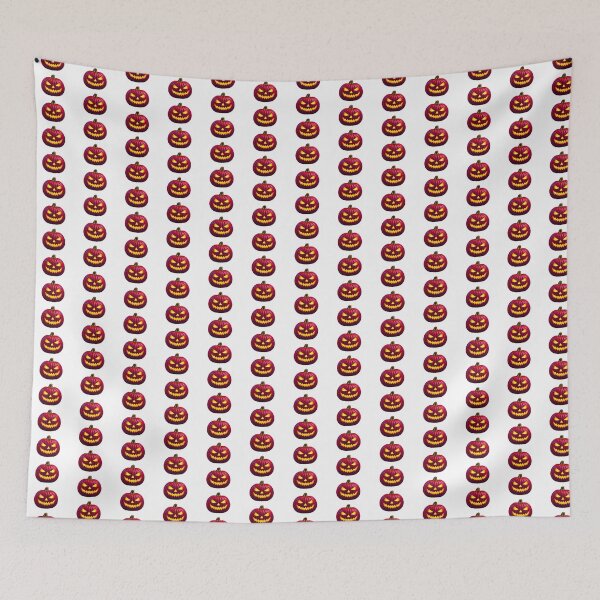 Item preview, halloween pumpkin red and purple pattern designed and sold by natalik2024.