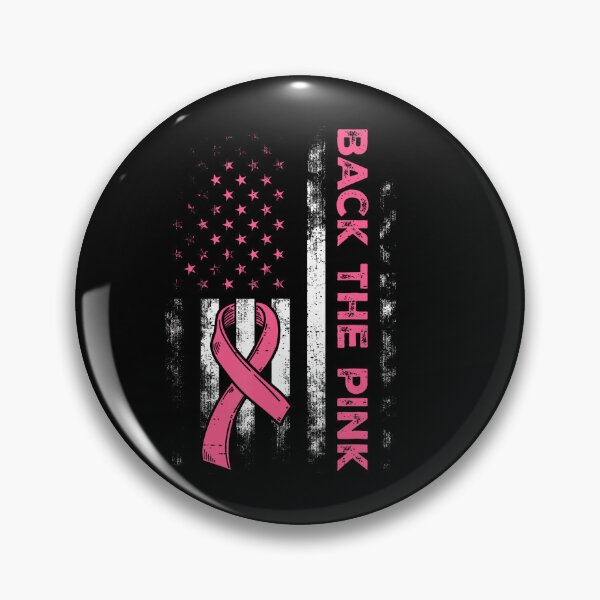 Item preview, Back The Pink US Flag Breast Cancer Awareness designed and sold by Khescoiu.