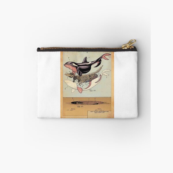 Item preview, Mechanical Orca Anatomy Vintage Blueprint designed and sold by WATEKE.