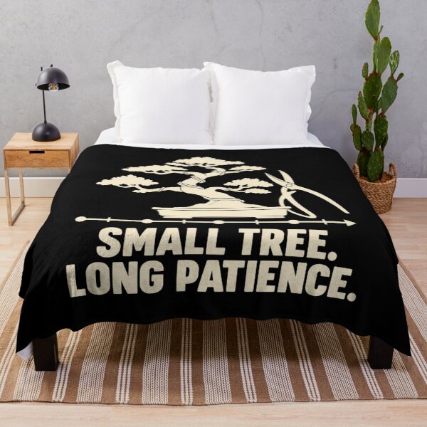 Item preview, Small Tree Long Patience Bonsai Grower Humor designed and sold by DreamLayerStudio.