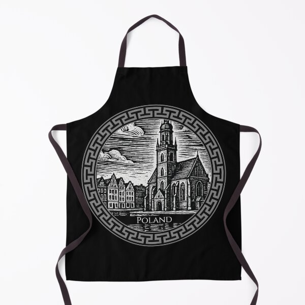 Item preview, Poland Vintage Woodcut Art designed and sold by Thistle-TShop.