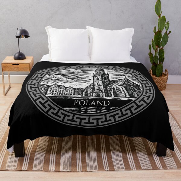 Item preview, Poland Vintage Woodcut Art designed and sold by Thistle-TShop.