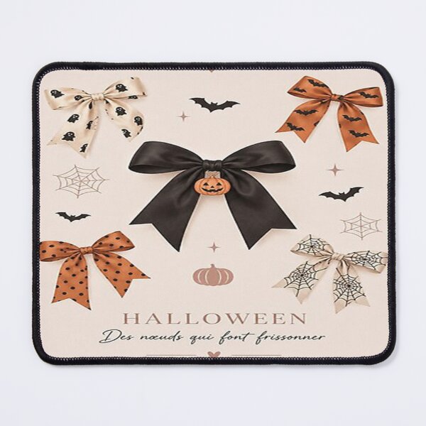 Item preview, Stylish and spooky Halloween bows - Chic gothic accessories designed and sold by SatinPosterCo.