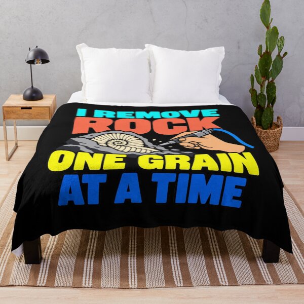 Item preview, I Remove Rock One Grain At A Time Fossil Preparator Humor designed and sold by DreamLayerStudio.