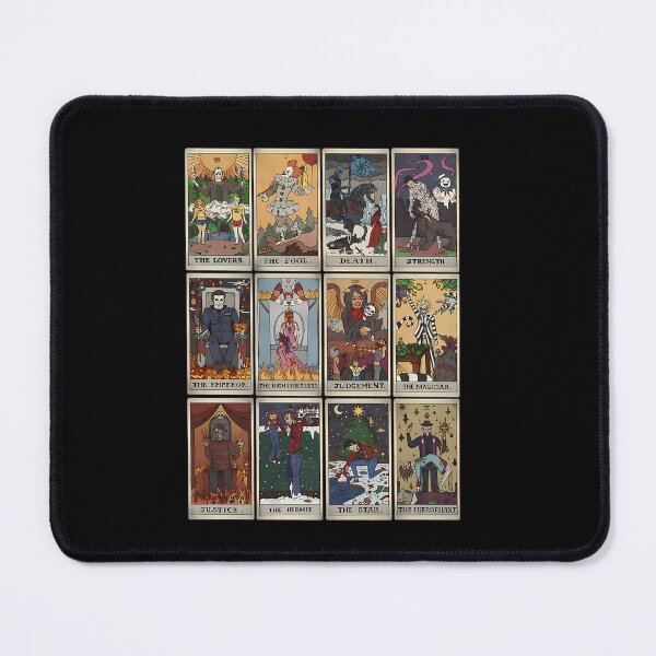 Item preview, Retro Horror Tarot Cards Mystic Collage Poster designed and sold by AlfredAWeave.