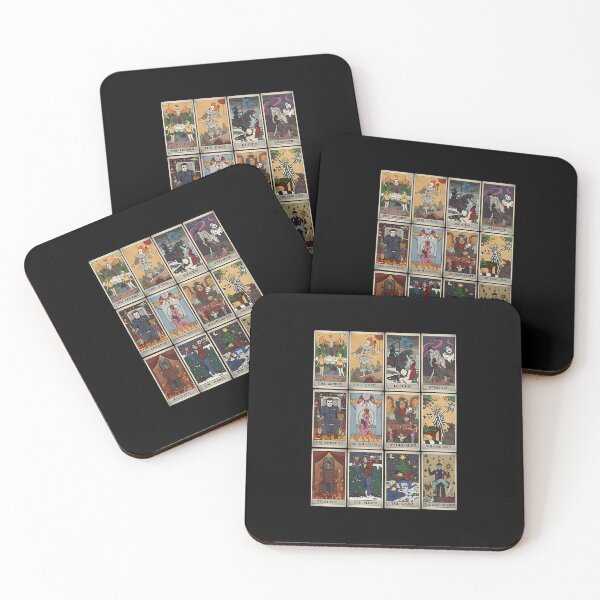 Item preview, Retro Horror Tarot Cards Mystic Collage Poster designed and sold by AlfredAWeave.