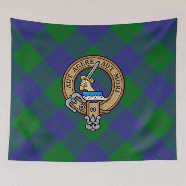 Item preview, Clan Barclay Crest over Tartan designed and sold by sifis.