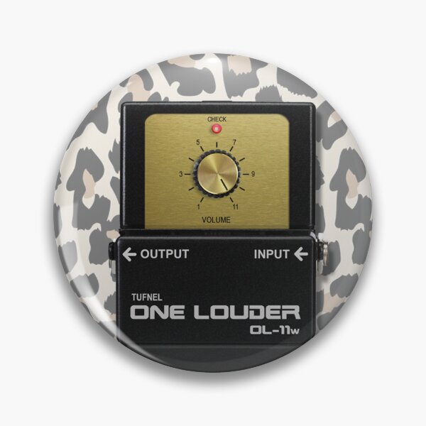 Item preview, One Louder Guitar Pedal - Goes to Eleven (Parody) designed and sold by ubiquitoid.