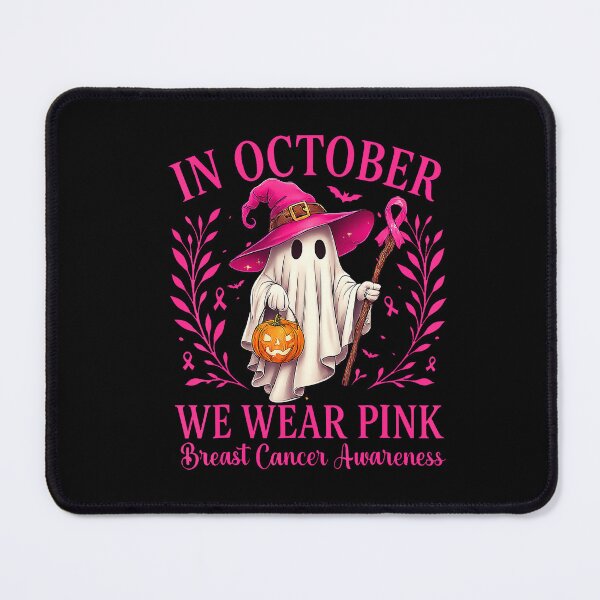 Item preview, Breast Cancer Halloween October We Wear Pink Ghost Witch designed and sold by Khescoiu.