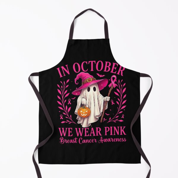 Item preview, Breast Cancer Halloween October We Wear Pink Ghost Witch designed and sold by Khescoiu.