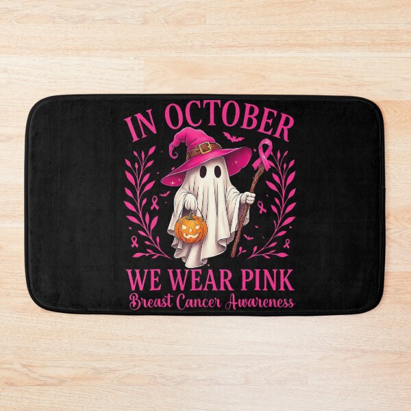 Item preview, Breast Cancer Halloween October We Wear Pink Ghost Witch designed and sold by Khescoiu.