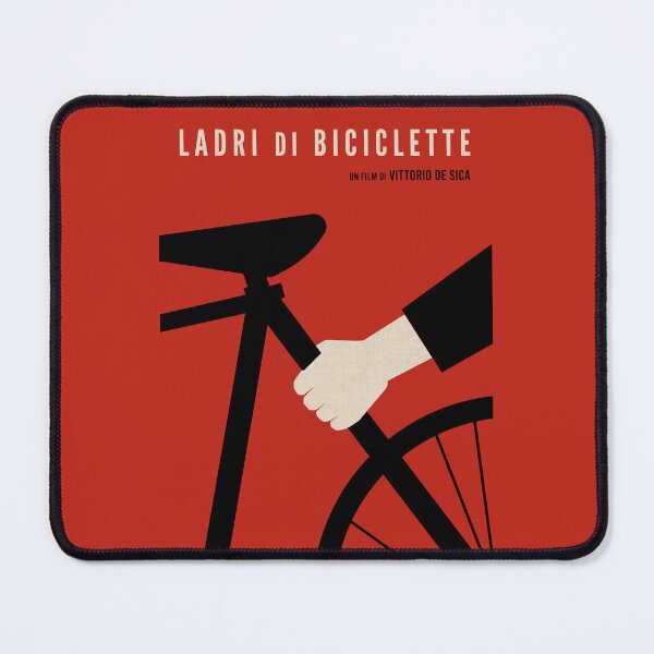 Item preview, Ladri di Biciclette - Bicycle Thieves Vintage Cinema Poster designed and sold by MORKINO POSTERS.