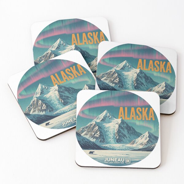 Item preview, Vintage Alaska Northern Lights Badge - Juneau The Last Frontier designed and sold by MaafiaArtsThai.