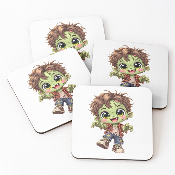 Item preview, Cute Kawaii Zombie Halloween Chibi – Adorable Spooky Zombie Character designed and sold by Pixanova.