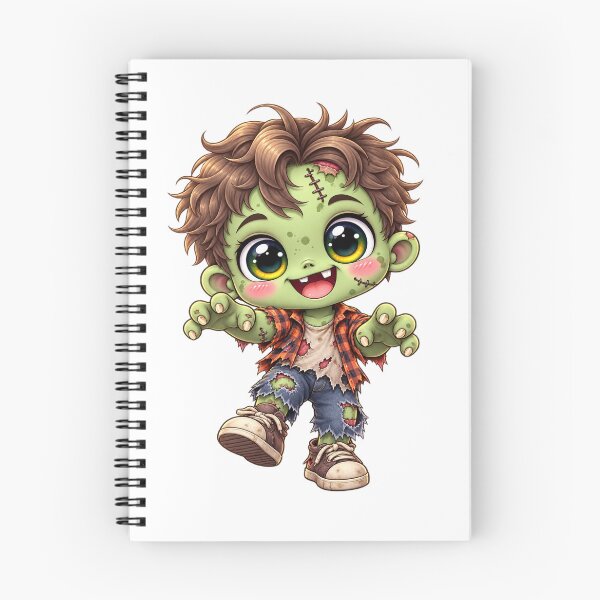 Item preview, Cute Kawaii Zombie Halloween Chibi – Adorable Spooky Zombie Character designed and sold by Pixanova.