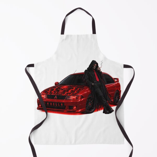 Item preview, skeleton and haunted red car designed and sold by natalik2024.
