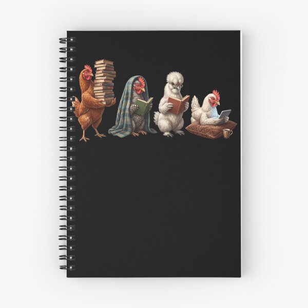 Item preview, Chicken Book Reader Reading Dog Lover designed and sold by dian-rody-crest.