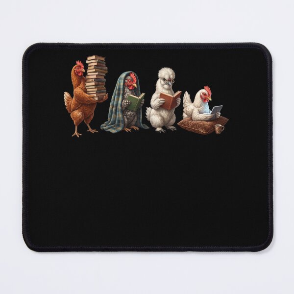 Item preview, Chicken Book Reader Reading Dog Lover designed and sold by dian-rody-crest.