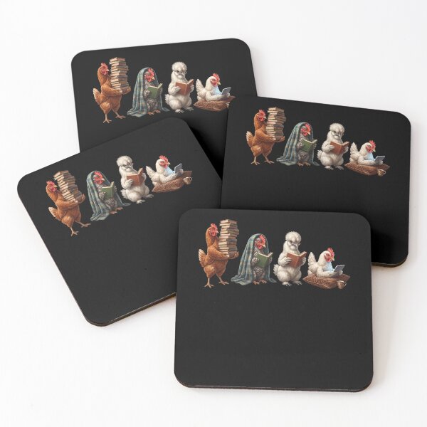 Item preview, Chicken Book Reader Reading Dog Lover designed and sold by dian-rody-crest.