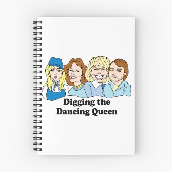 Item preview, ABBA Digging The Dancing Queen Cartoon Design designed and sold by ZechariaTorp.